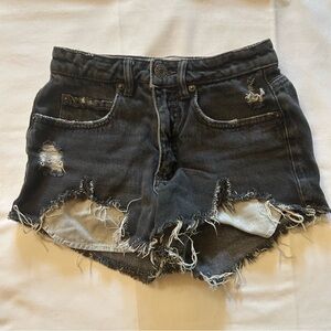💖2 for $20 - Garage Black Distressed Jean Shorts